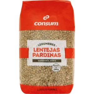 Lenteja Pardina Paquete 1 Kg