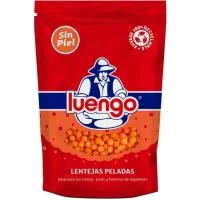 Lenteja Roja Pelada Luengo, Bolsa 400 G