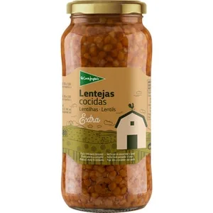 Lentejas Cocidas Extra  el Corte Ingles 400 G