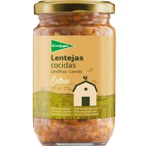 Lentejas Cocidas Extra  el Corte Ingles 200 G