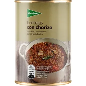 Lentejas con Chorizo el Corte Ingles