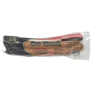LEO Boeck Salchichas de Cerdo Cocidas en Tripa Natural, Picantes, Tipo Pikanwurst LEO Boeck 2 Uds. 160 G