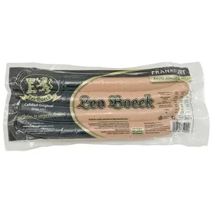 LEO Boeck Salchichas de Cerdo Cocidas en Tripa Natural Tipo Frankfurt (receta Alemana de 1927) LEO Boeck 4 Uds. 260 G