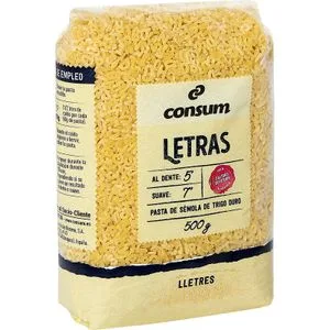 Letras Paquete 500 Gr
