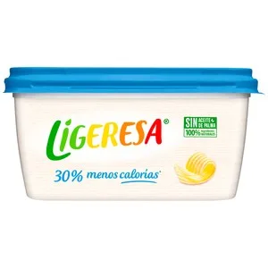 Ligeresa Materia Grasa para Untar Vegetal 38%, Menos Calorías Elaborada con Ingredientes 100% Naturales 500 G.