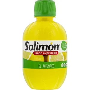 Limón Exprimido 100% con Vitamina C Natural (contiene el Zumo de 1 Kg de Limones Fresco) Solimon 280 ML