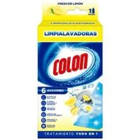 Limpia Lavadoras Liquido Limon Colon, Pack 1 Dosis