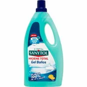 Limpiador de Baño Desinfectante en Gel Limón Botella 1,2 L