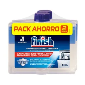 Finish Limpiador de Lavavajillas Finish Duplo 250+250 Ml. 500 ML