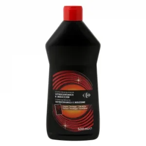 Limpiador de Vitrocerámica e Inducción en Crema Carrefour 500 Ml.