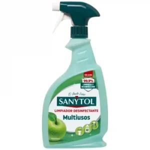 Limpiador Desinfectante Multiusos Manzana sin Lejía Sanytol 750 Ml.