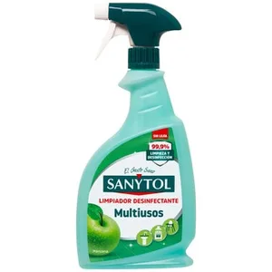 Limpiador Desinfectante Multiusos sin Lejía Manzana para Todo Tipo de Superficies Sanytol