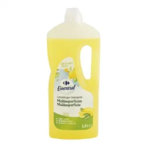 Limpiador Multisuperficies Limón Carrefour Essential 1,5 L.