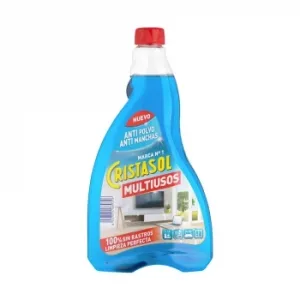 Limpiador Multiusos con Efecto Anti-polvo Recambio Cristasol 750 Ml.