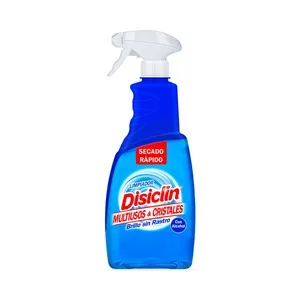 Disiclin Limpiador Multiusos y Cristales, con Secado Rápido, 750 Ml.
