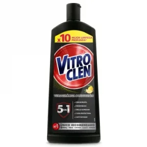 Limpiador Vitrocerámica e Inducción en Crema Aroma Limón Vitroclen 450 Ml.