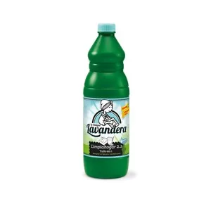 LA Antigua Lavandera Limpiahogar, Detergente con Lejía Pino 1,5 L.