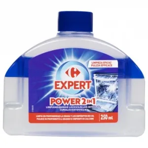 Limpiamáquinas Lavavajillas Power 2en1 Carrefour Expert 250 Ml.