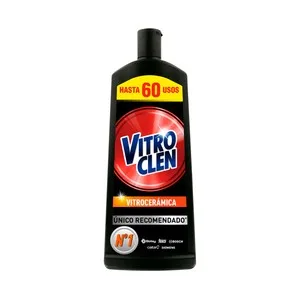 Vitroclen Limpieza Vitrocerámicas e Inducción 3 en 1 (limpieza, Brillo y Proyección) 450 Ml.
