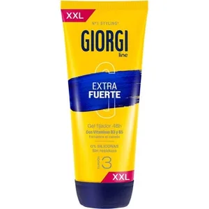 Line Gel Fijador Extrafuerte Duración 48 H 0% Siliconas sin Residuos Fijación 3 XXL Giorgi