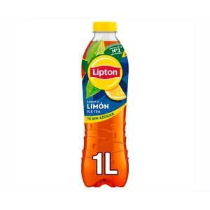 Lipton Zero  Bebida de Té al Limón con Extracto de Stevia Botella de 1 L. 1000 ML