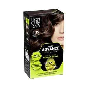Llongueras Color Advance Tono 4.15 Chocolate Helado Coloración Capilar Permanente (tinte de Pelo).