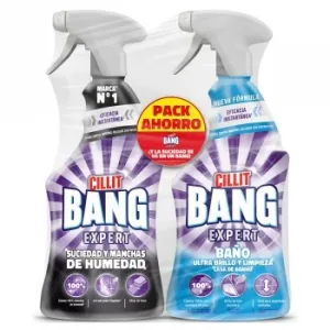 Lmpiador de Antihumedad Cillit Bang 750 Ml + Limpiador de Baño Cillit Bang 750 Ml.