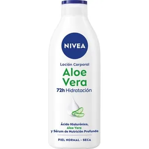 Loción Corporal 5 en 1 Cuidado Completo Hidratación Refrescante Aloe Vera 48h para Piel Normal y Seca Nivea
