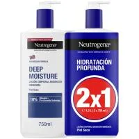 Loción Hidratatación Profunda Neutrogena, Pack 2x750 Ml