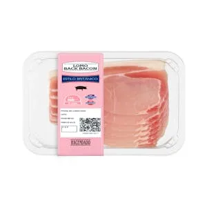 Lomo Back Bacon Hacendado 0.2 KG