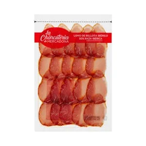 Lomo de Bellota Ibérico 50% Raza Ibérica Cortado a Máquina 0.11 KG