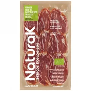 Lomo de Cebo de Campo Ibérico 50% Raza Ibérica Ecológico Naturak 70 G.
