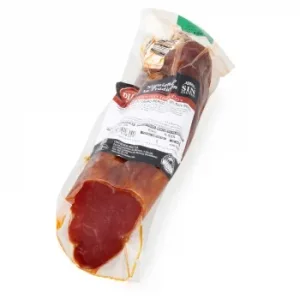 Lomo de Cebo de Campo Ibérico 50% Raza Ibérica Embutidos Díaz sin Gluten Pieza de 300 G Aprox