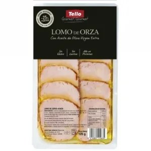 Lomo de Cerdo Asado en Lonchas Tello sin Gluten y sin Lactosa 125 G