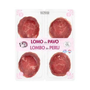 Lomo de Pavo Hacendado Lonchas 0.125 KG