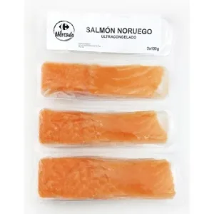 Lomo de Salmón el Mercado Pack de 3 Unidades de 100 G