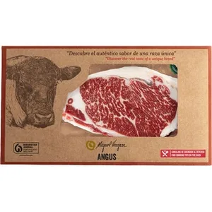 Lomo/entrecot de Vacuno de Raza Angus Peso Aproximado  Miguel Vergara 260 G