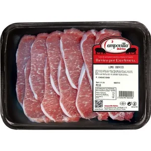 Lomo Fresco de Cerdo Ibérico en Filetes Peso Aproximado  Campovilla 500 G