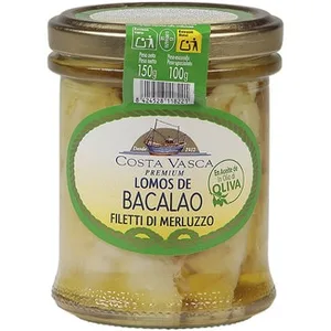 Lomos de Bacalao en Aceite de Oliva Costa Vasca