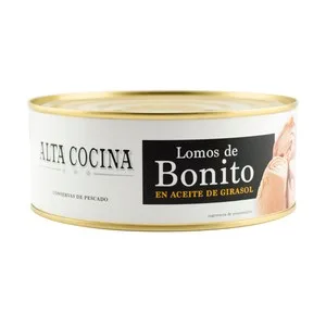 Alta Cocina Lomos de Bonito en Aceite Lata de 650 G.