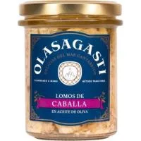 Lomos de Caballa en Aceite de Oliva Olasagasti, Frasco 135 G