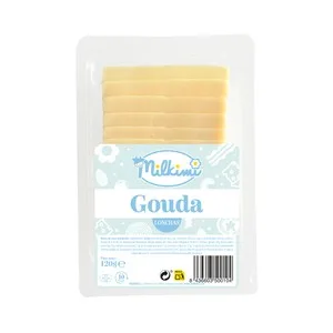 Milkimi Lonchas de Queso Gouda 120 G.