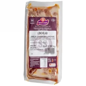 Lonchejas de Oreja Cocida Segundo Sanz 500 G