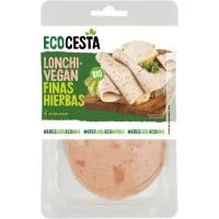 Lonchi-vegan Sabor Finas Hierbas Bio Ecocesta, Bandeja 100 G