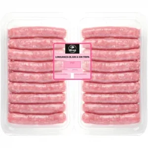 Longaniza Blanca Fresca Carrefour el Mercado 650 G