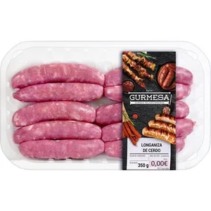Longaniza de Cerdo Fresca Blanca sin Gluten Peso Aproximado Gurmesa