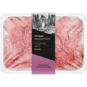 Longaniza Extra Finas Lonchas Colocadas a Mano sin Gluten el Corte Ingles Selection