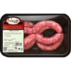 Longaniza Fresca Atada de Cerdo Ibérico sin Gluten Campovilla