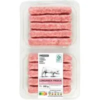 Longaniza Fresca de Cerdo Eroski, Bandeja 500 G