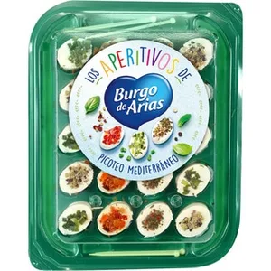 Los Aperitivos Surtido de Quesos Suaves y Cremosos con Hierbas Provenzales para Picoteo Burgo de Arias